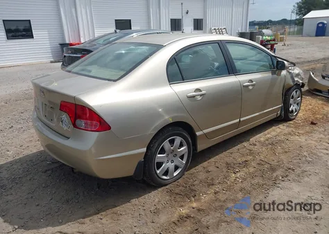 2007 Honda Civic Lx из США, поврежденный, VIN 1HGFA165X7L081485